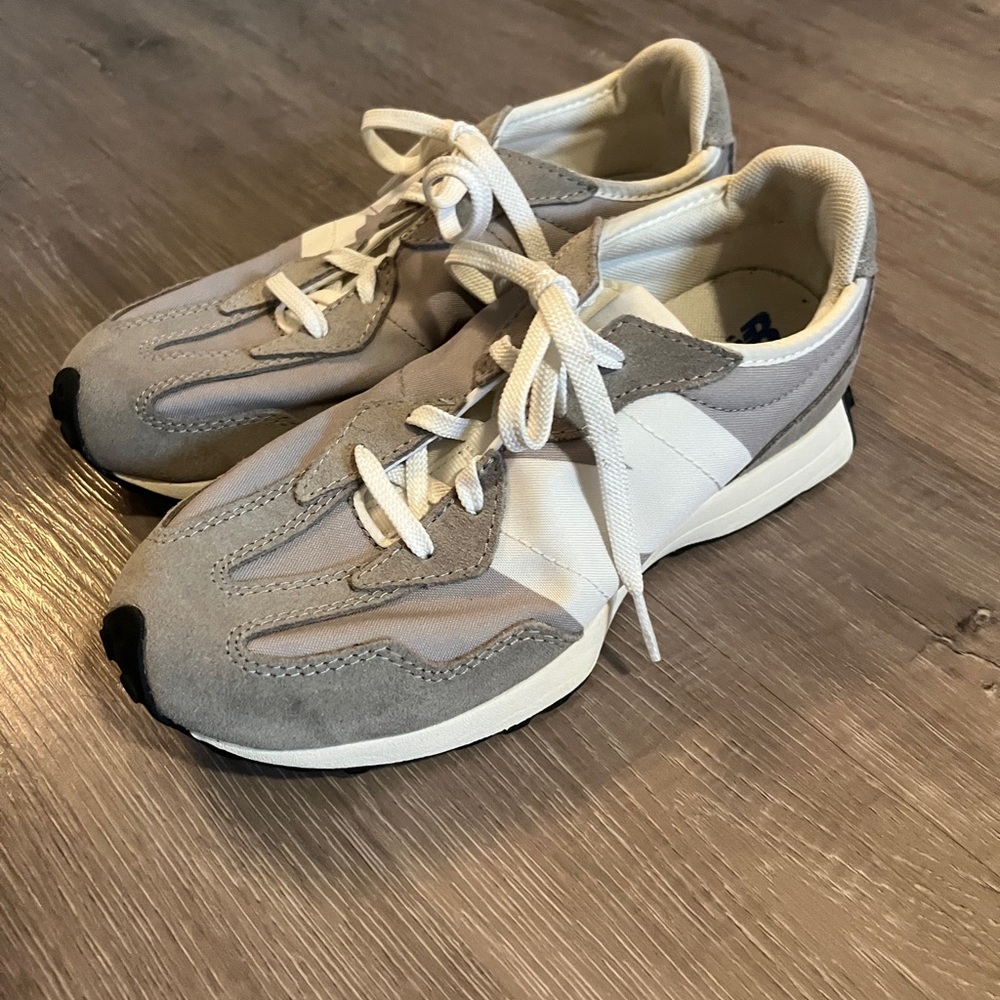 New Balance 327- youth size 5, equivalent to a women’s size 7!